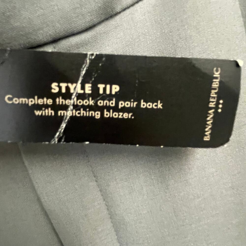 Banana Republic Sculpted Stretch Gray Dress Pants Size 18 Trouser Office Career - Picture 4 of 4
